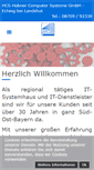 Mobile Screenshot of hcs-huebner.de